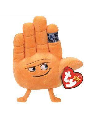 Ty  Beanie Babies Hi-5 Plush The Emoji Movie 6" New w/Tag For Age 3+